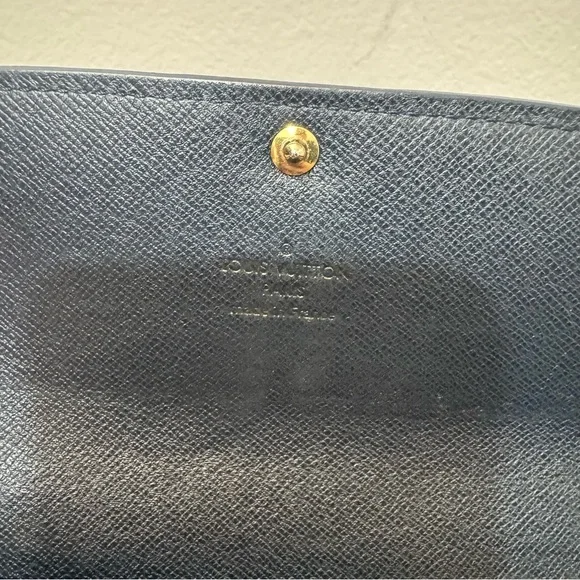 Louis Vuitton Monogram Idylle Portefeuille Sarah Long Wallet Black - Picture 5 of 13